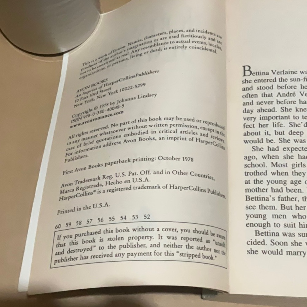 📚3/$5 A Pirate’s Love by Johanna Lindsey - Picture 6 of 7